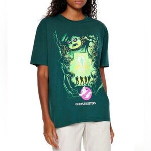 Forever 21 Green Ghostbusters Graphic Tee